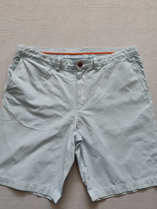 Tommy Bahama Other - Tommy Bahama Men's 38 Pima Cotton Chino Shorts Light Blue Made in Peru